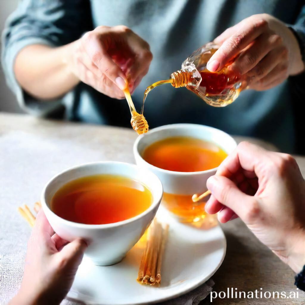 how to use honey sticks for tea